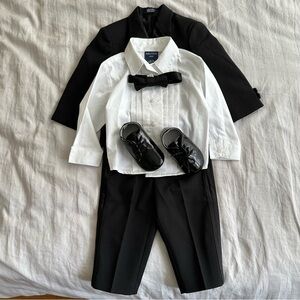 Nautica Baby Tuxedo Set with Shoes